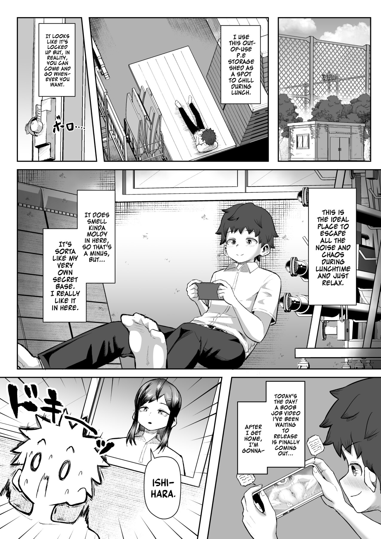 Hentai Manga Comic-My Classmate Who Gives Me Titjobs For Some Reason-Read-3